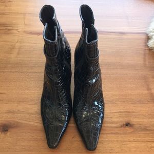 Stuart Weitzman Patent Leather Boot